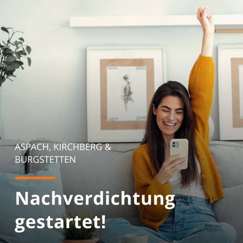 wisotel Aktuelles Meldung Nachverdichtung Aspach, Kirchberg, Burgstetten